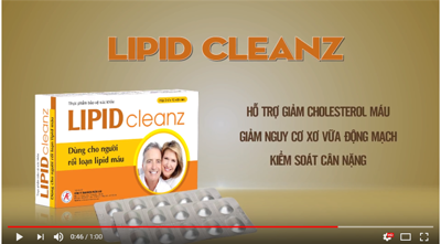 Lipidcleanz - Sản phẩm từ cao lá sen giúp cải thiện bệnh mỡ máu!