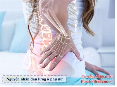 Truy tìm nguyên nhân ĐAU LƯNG ở phụ nữ, chị em đừng bỏ qua!