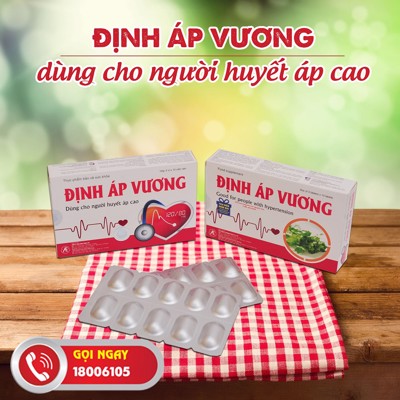 Nguyên nhân gây TĂNG HUYẾT ÁP là do nội tiết có dùng Định Áp Vương được không?