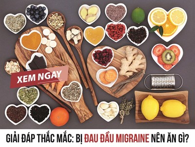 Giải đáp thắc mắc: Bị đau đầu migraine nên ăn gì? CLICK XEM NGAY!