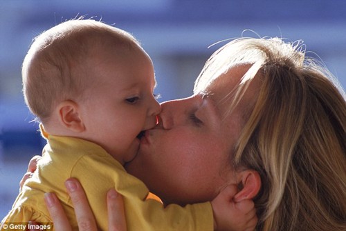 Cảnh báo: Nguy cơ sâu răng ở trẻ khi được cha mẹ… hôn