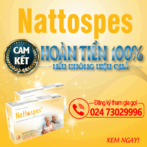 NATTOSPES CAM KẾT HOÀN 100% TIỀN NẾU SỬ DỤNG KHÔNG HIỆU QUẢ