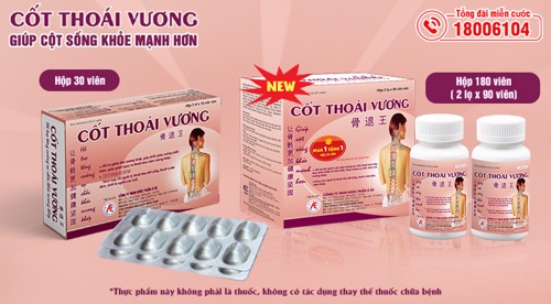 Cốt Thoái Vương - Giúp cột sống khỏe mạnh hơn