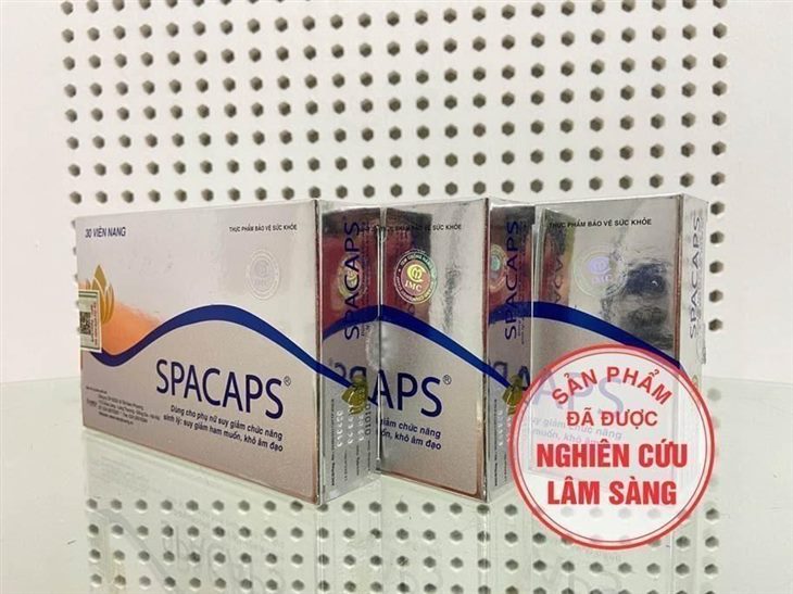 Các thành phần trong Spacaps giúp cải thiện triệu chứng bốc hỏa ở nữ giới