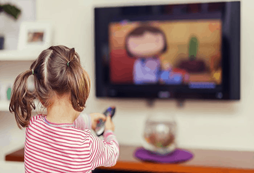 Hạn chế cho trẻ xem tivi