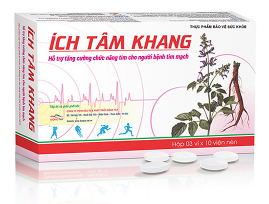 TPCN Ích Tâm Khang có chứa các thảo dược Đông y giúp cải thiện triệu chứng suy tim độ 3