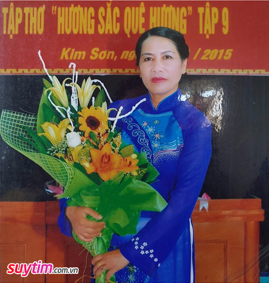 Bà Dinh (Đông Triều, Quảng Ninh) - người chia sẻ những ngày tháng khó khăn khi phải đối mặt với bệnh suy vành, thiếu máu cơ tim
