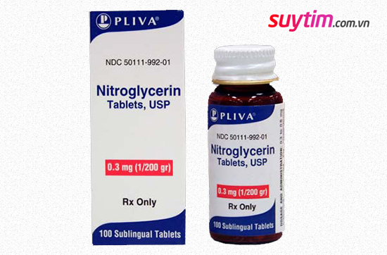Nitroglycerin là thuốc đầu bảng trong điều trị đau thắt ngực.