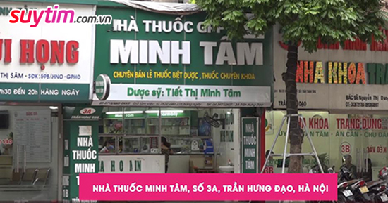   Nhà thuốc Minh Tâm là một trong những nhà thuốc lớn ở Hà Nội