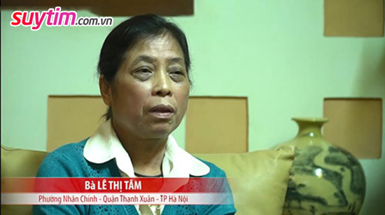   Bà Lê Thị Tâm – Phường Nhân Chính – Quận Thanh Xuân – TP Hà Nội bị suy tim sau nhồi máu cơ tim