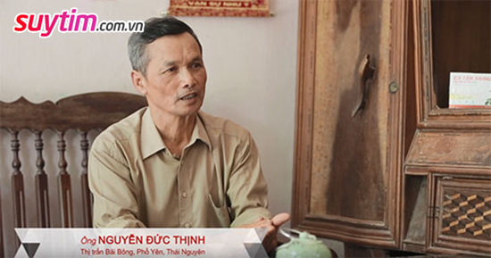 Ông Nguyễn Đức Thịnh (sinh năm 1947, trú tại phường Bãi Bông, thị xã Phổ Yên, tỉnh Thái Nguyên