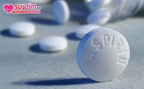Aspirin là thuốc chống đông máu thường dùng cho người bệnh thiếu máu cơ tim